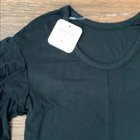 Isabel Maternity Top Black Medium New - Picture 4 of 8